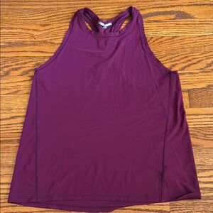 Athleta Merlot/Purple Racerback Tank Top XS